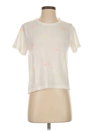 Pre-owned Chaser Short Sleeve T-shirt In White