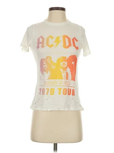 Pre-owned Chaser Short Sleeve T-shirt In White