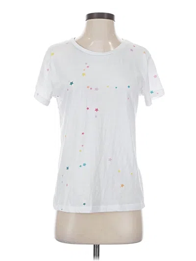 Pre-owned Chaser Short Sleeve T-shirt In White