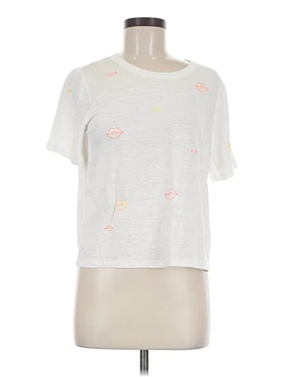 Pre-owned Chaser Short Sleeve T-shirt In White