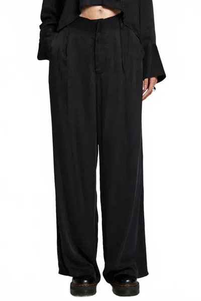 Chaser Silky Twill Trouser In Black