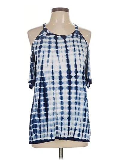 Pre-owned Chaser Sleeveless Blouse In Blue