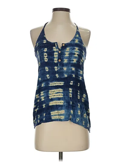 Pre-owned Chaser Sleeveless Blouse In Blue