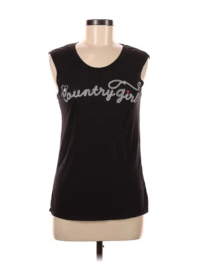 Pre-owned Chaser Sleeveless T-shirt In Black