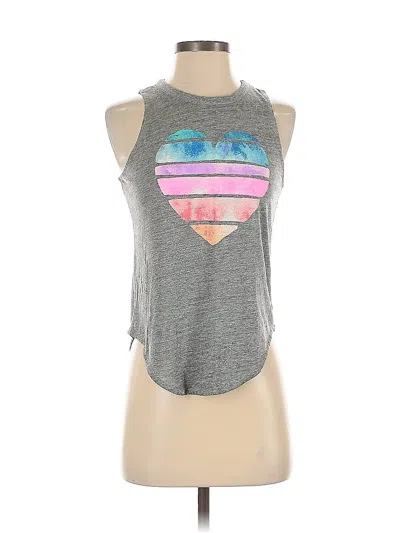 Pre-owned Chaser Sleeveless T-shirt In Gray