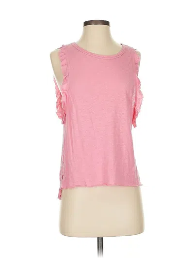 Pre-owned Chaser Sleeveless T-shirt In Pink