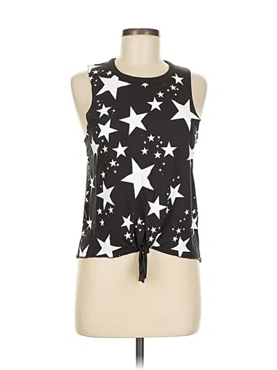 Pre-owned Chaser Sleeveless Top Black Halter Neckline Tops