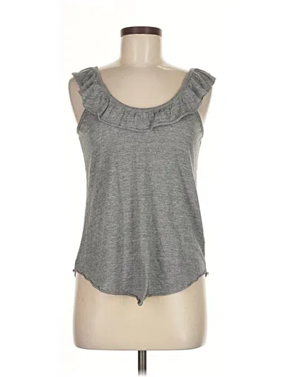 Pre-owned Chaser Sleeveless Top Gray Sweetheart Neckline Tops