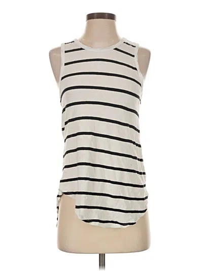 Pre-owned Chaser Sleeveless Top Ivory Boatneck Tops