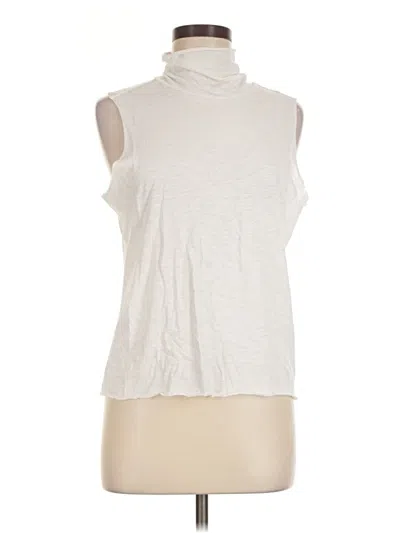 Pre-owned Chaser Sleeveless Top Ivory Cowl Neck Tops