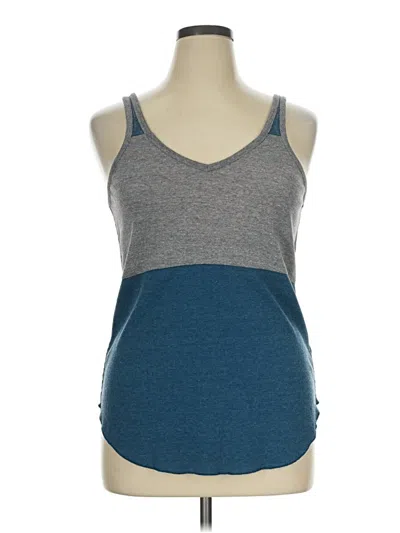 Pre-owned Chaser Sleeveless Top Teal Scoop Neck Tops