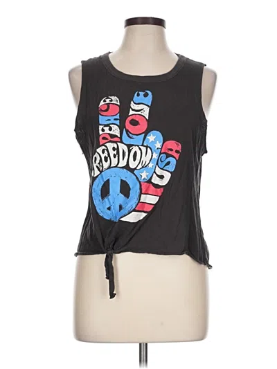 Pre-owned Chaser Sleeveless T-shirt In Black