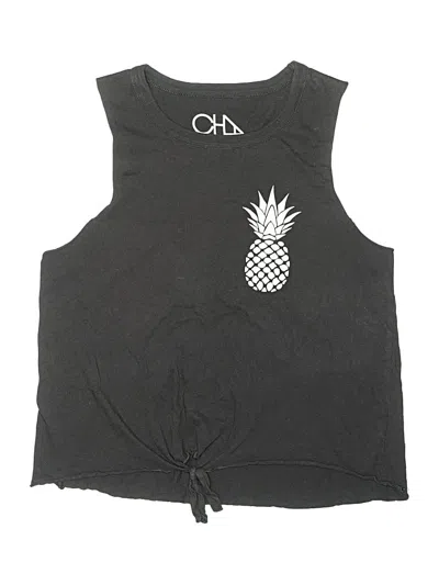 Pre-owned Chaser Kids' Sleeveless T-shirt In Gray