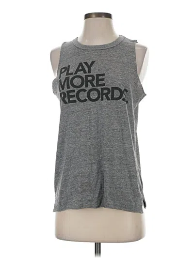Pre-owned Chaser Sleeveless T-shirt In Gray