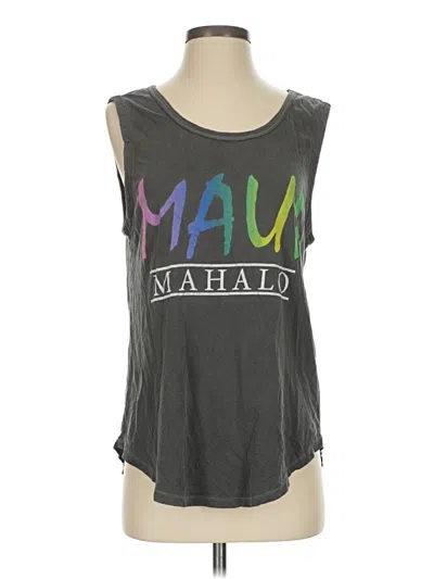 Pre-owned Chaser Sleeveless T-shirt In Gray