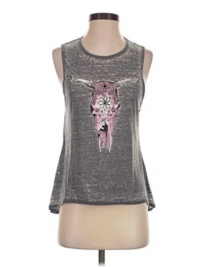 Pre-owned Chaser Sleeveless T-shirt In Gray