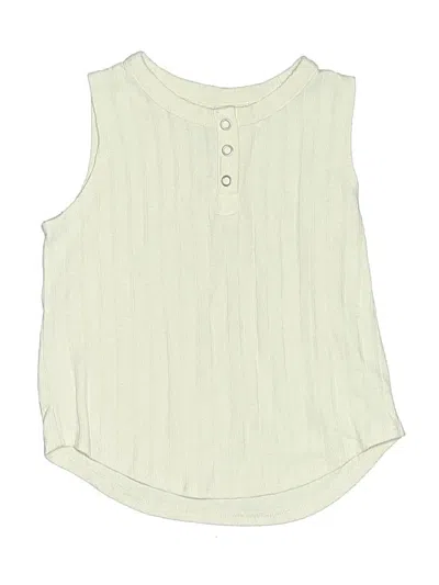 Pre-owned Chaser Kids' Sleeveless T-shirt In Ivory