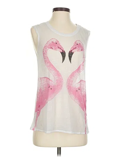 Pre-owned Chaser Sleeveless T-shirt In Pink