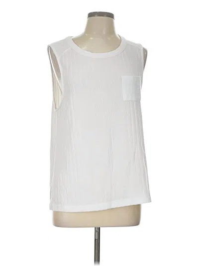 Pre-owned Chaser Sleeveless T-shirt In White