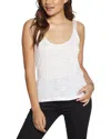 CHASER CHASER SLUB JERSEY STRAPPY DOUBLE SCOOP CAMI