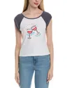 Chaser Soft Baby Rib Gabrielle T-shirt In Multi