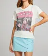 Chaser Sonny & Cher Beat Goes On Tee In Coconut Milk In Multi
