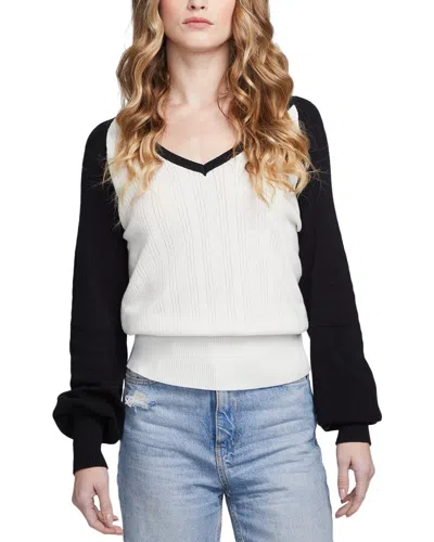 Chaser Starlette Pointelle Rib Knit Blackheart Lo In Multi