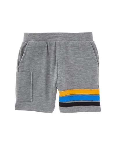 Chaser Kids' Strapping Cozy Knit Short In Gray