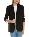 Chaser Stretch Suiting Chalette Jacket In Black