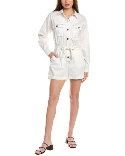 Chaser Stretch Twill Isabella Romper In White