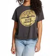 Chaser Sun Records Elvis Vinyl Crewneck Tee In Black In Multi