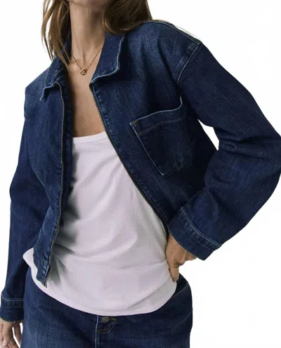 Chaser Sutton Jacket In Indigo In Blue