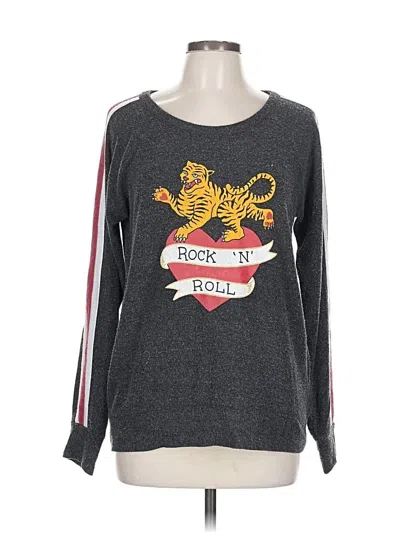 Pre-owned Chaser Sweatshirt In Gray