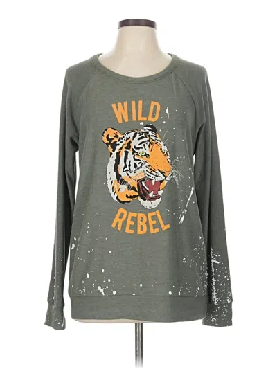 Pre-owned Chaser Sweatshirt In Gray