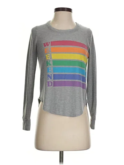 Pre-owned Chaser Sweatshirt In Gray