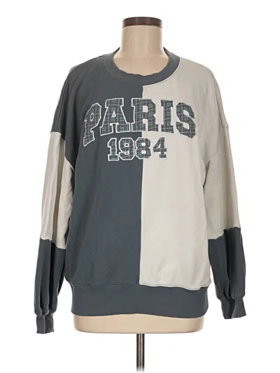 Pre-owned Chaser Sweatshirt In Gray