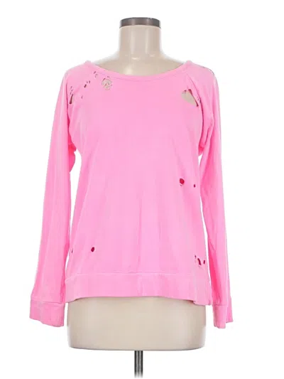 Pre-owned Chaser Sweatshirt In Pink
