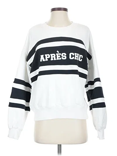 Pre-owned Chaser Sweatshirt In White