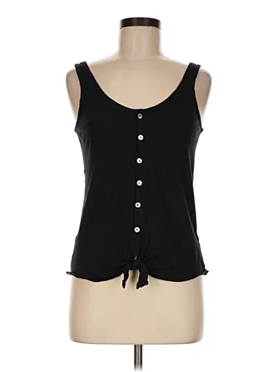 Pre-owned Chaser Tank Top Black Sweetheart Neckline Tops