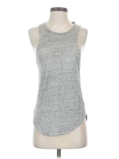Pre-owned Chaser Tank Top Gray Halter Neckline Tops