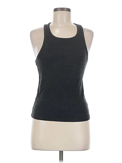 Pre-owned Chaser Tank Top Gray Halter Neckline Tops