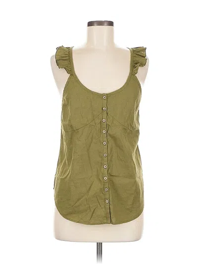 Pre-owned Chaser Tank Top Green Sweetheart Neckline Tops