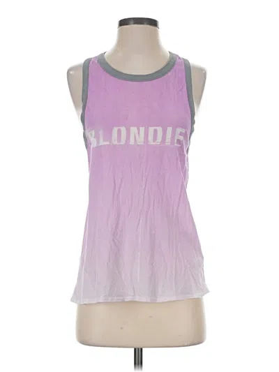 Pre-owned Chaser Tank Top Purple Halter Neckline Tops