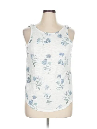 Pre-owned Chaser Tank Top White Halter Neckline Tops