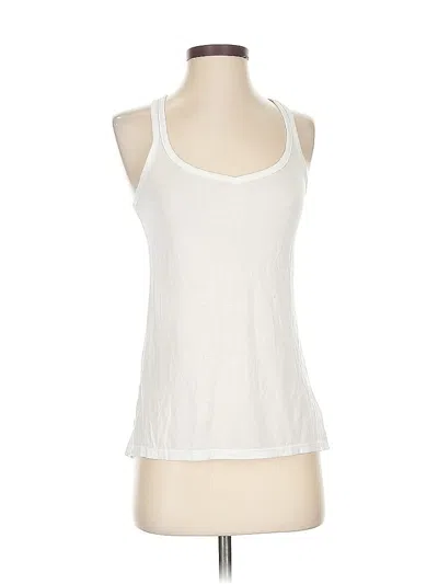 Pre-owned Chaser Tank Top White Halter Neckline Tops