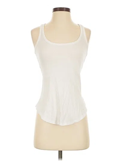 Pre-owned Chaser Tank Top White Halter Neckline Tops