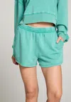 Chaser Taylor Pull On Shorts In Clover In Blue