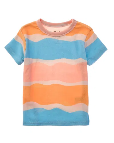 Chaser Kids' Terry T-shirt In Brown