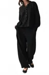 Chaser Thayne Long Sleeve In True Black In Black