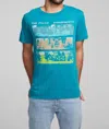Chaser The Police Synchronicity Tee In Lake Green In Multi